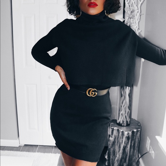 Layered Sweater Dress - Picture 1 of 4